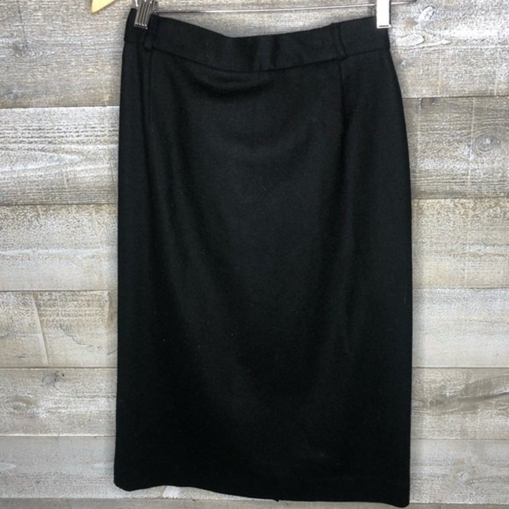 Vintage Koret 12P Petites 100% pure wool midi pencil skirt office career skirt